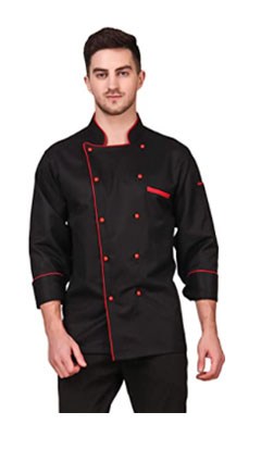 Full Sleeve Black With Red Piping